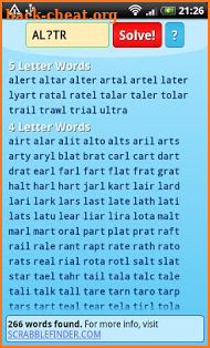 Word Solver screenshot