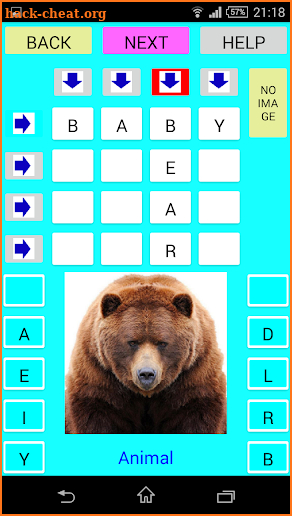 Word squares screenshot