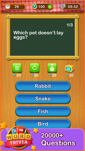 Word Trivia - Free Trivia Quiz & Puzzle Word Games screenshot