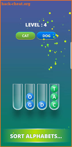 WORD TUBE : SORT PUZZLE screenshot