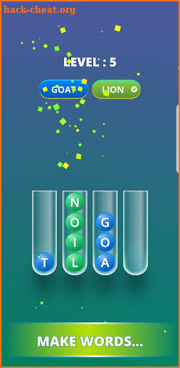 WORD TUBE : SORT PUZZLE screenshot