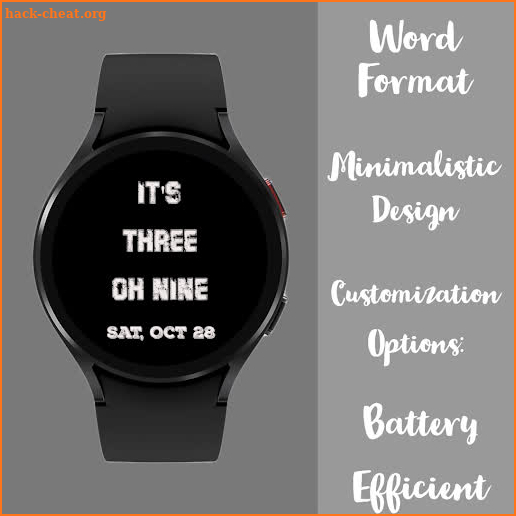 Word Watch Face screenshot