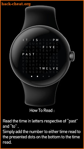 Word WatchFace screenshot