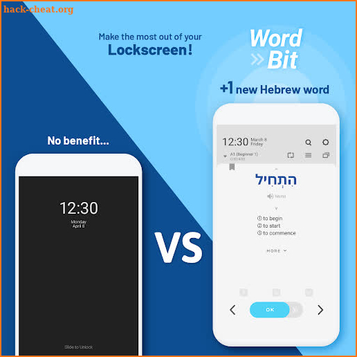 WordBit Hebrew (for English speakers) screenshot