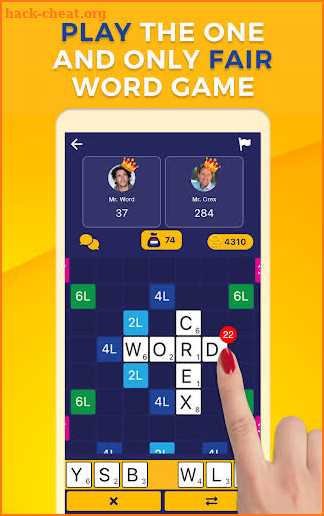 WordCrex - The fair word game screenshot