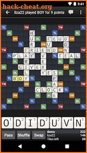 Wordfeud screenshot