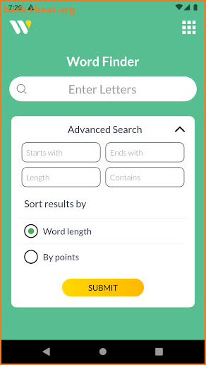 Wordfinder by WordTips screenshot