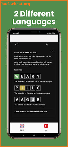 Wordlees - A Word Challenges screenshot