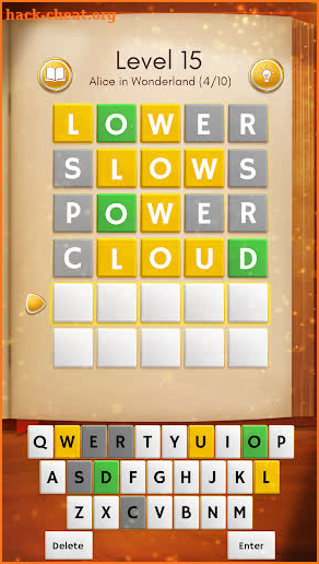 Wordless: A novel word game screenshot