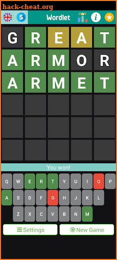 Wordlet: Guess Word Phone & TV screenshot