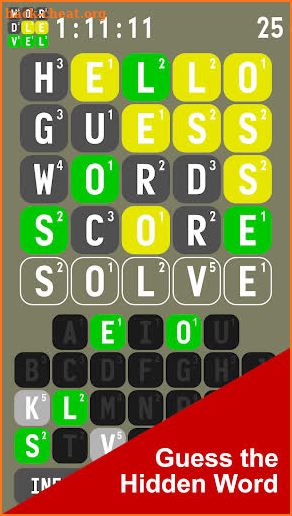 WordLEvels screenshot