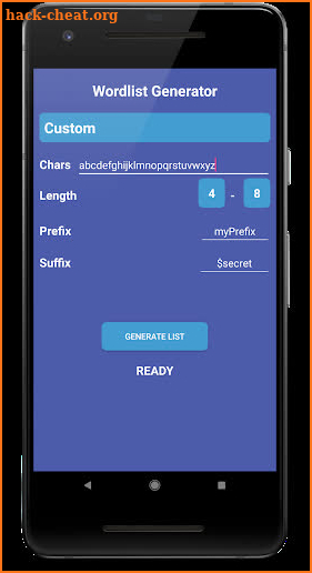 Wordlist Generator screenshot