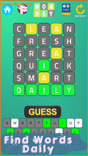 Wordly Daily Word Games Puzzle screenshot