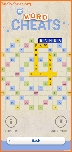 Words with EZ Cheats screenshot