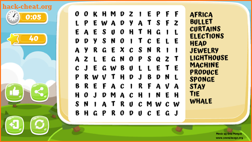 Wordsearch-Brain training screenshot