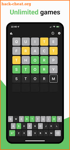 Worg - Word guessing game screenshot