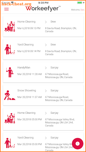 Workeefyer - Service Professional screenshot
