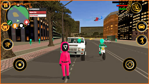 Worker Squid Stickman Rope Hero Gangstar Crime screenshot