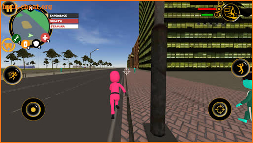 Worker Squid Stickman Rope Hero Gangstar Crime screenshot