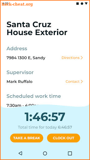 Workglue Basic TImeclock screenshot