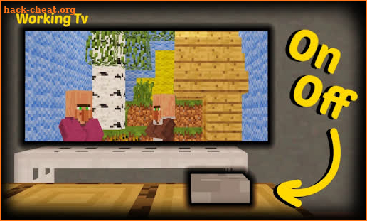 Working TV Decoration Furniture Mod MC PE screenshot