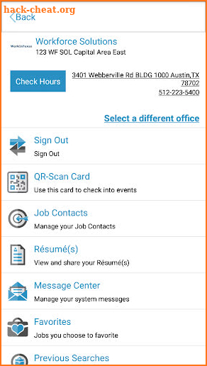 WorkInTexas screenshot