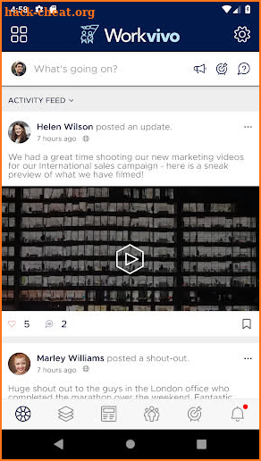 Workvivo screenshot