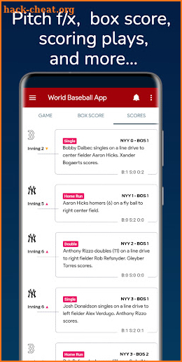 World Baseball App screenshot