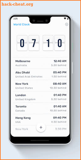 World Clock screenshot