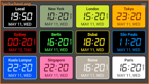 World Clock Pro Multi Digital screenshot