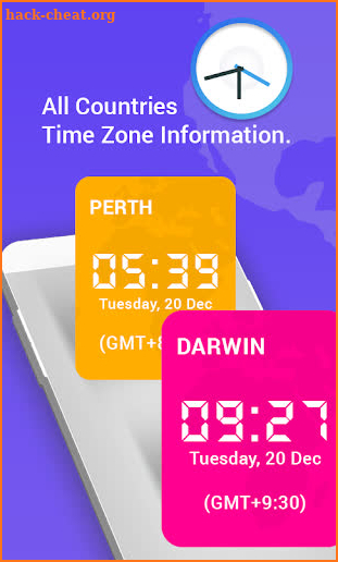 World Clock : Time of All Countries screenshot