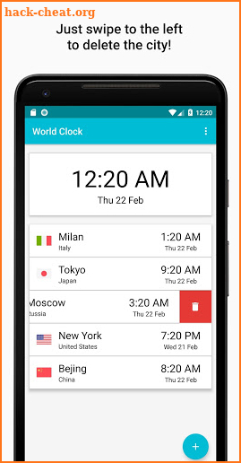 World Clock - Timezones and Travel Infos screenshot