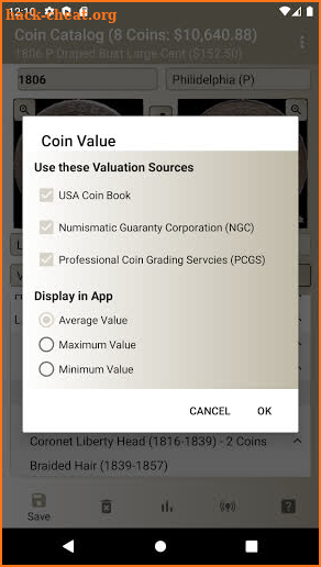 World Coin Analyzer and Collector (WCA) screenshot