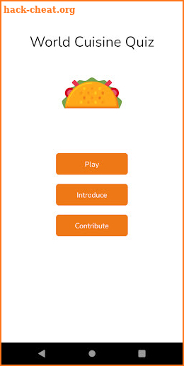 World Cuisine Quiz screenshot