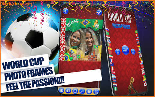 World Cup 2018 - Football Photo Frames & Stickers screenshot