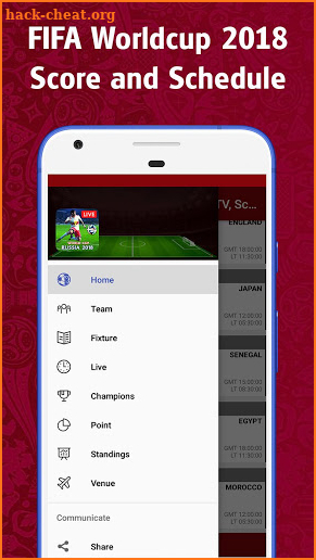 World Cup 2018 - Live TV, Scores, Fixtures screenshot