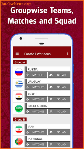 World Cup 2018 - Live TV, Scores, Fixtures screenshot