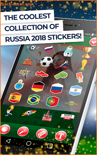 World Cup 2018 Photo Editor - Russia Sticker Album screenshot