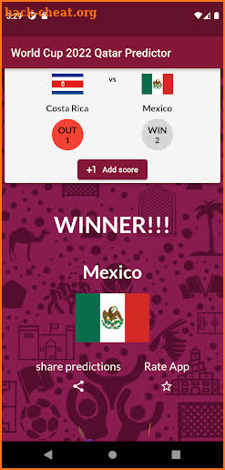 World Cup 2022 Qatar Predictor screenshot