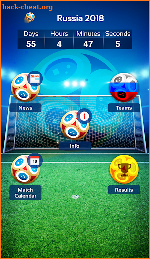 World Cup App Russia 2018: News, teams, results screenshot