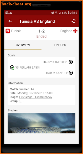 World Cup Russia 2018 - Live Scores & Schedule screenshot