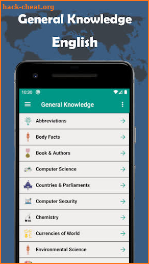 World General Knowledge (English) screenshot