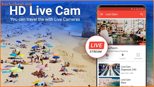 World LIVE Webcam, Earth Live watch Cities, Bridge screenshot