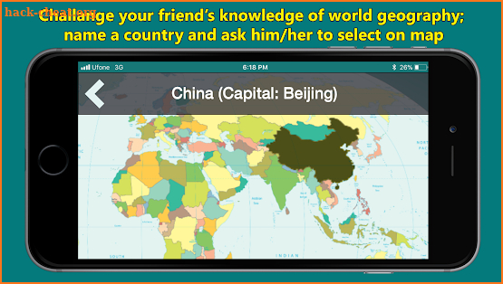 World Map & Geography Quiz screenshot