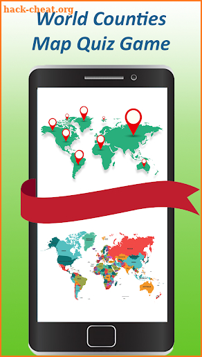 World map quiz & Geography trivia game screenshot