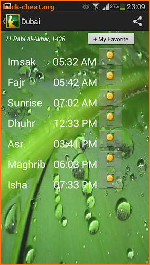 World Prayer Timings (Islamic) screenshot