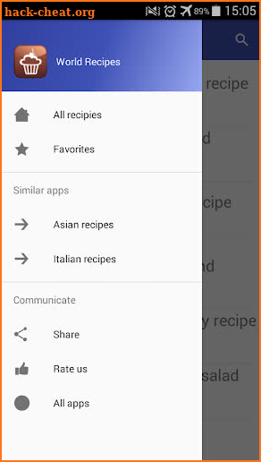 World recipes for free app offline with photo screenshot