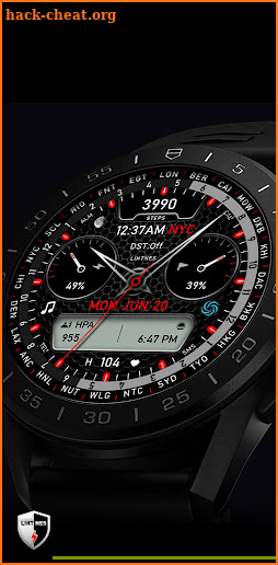 World Time Watch Face 038 screenshot