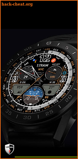 World Time Watch Face 049 screenshot