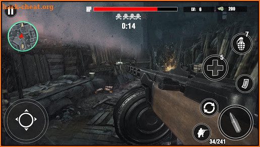 World War Gunner Guns Simulation Game screenshot